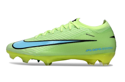Unisex Nike Air Zoom Mercurial Vapor 16 Elite FG Football Boots - Lime/Aqua Blue/Neon Yellow