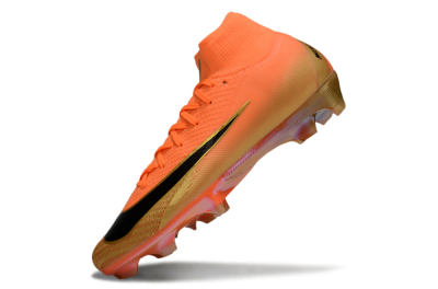 Unisex Nike Air Zoom Mercurial Superfly 10 Elite FG Football Boots - Orange/Sunset Orange/Gold Wave
