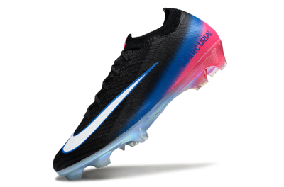 Unisex Nike Air Zoom Mercurial Vapor 16 Elite FG Football Boots - Black/Electric Blue/Pink Fury