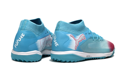 Men's Puma Future 8 Ultimate TF Football Boots - Aqua/Sunset Pink/Turquoise Blue