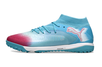 Men's Puma Future 8 Ultimate TF Football Boots - Aqua/Sunset Pink/Turquoise Blue