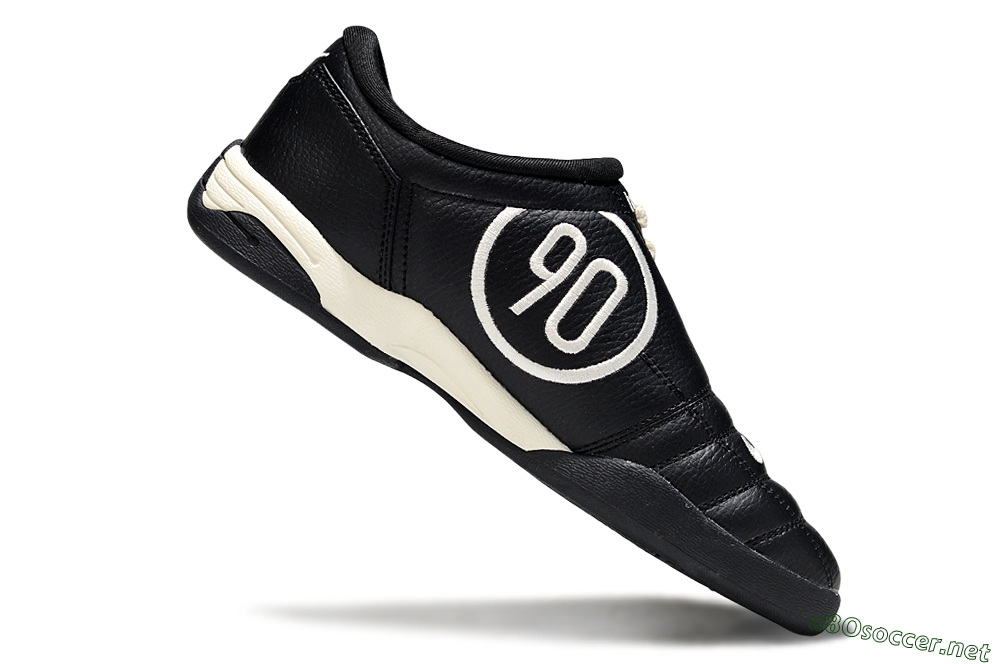 Men's Nike Total 90 III IC Football Shoes - Black/Cream/Black 4