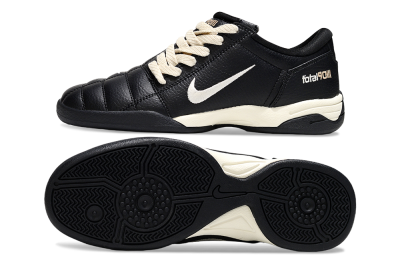 Men's Nike Total 90 III IC Football Shoes - Black/Cream/Black