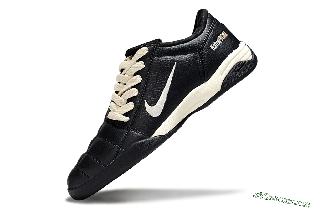 Men's Nike Total 90 III IC Football Shoes - Black/Cream/Black 5