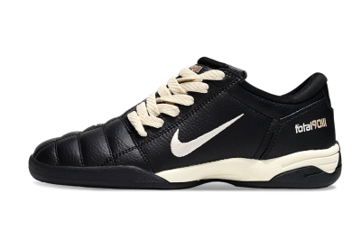Men's Nike Total 90 III IC Football Shoes - Black/Cream/Black