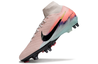 Men's Nike Air Zoom Mercurial Superfly 10 Elite SG Football Boots - Pink/Sunset Pink/Aqua Blue