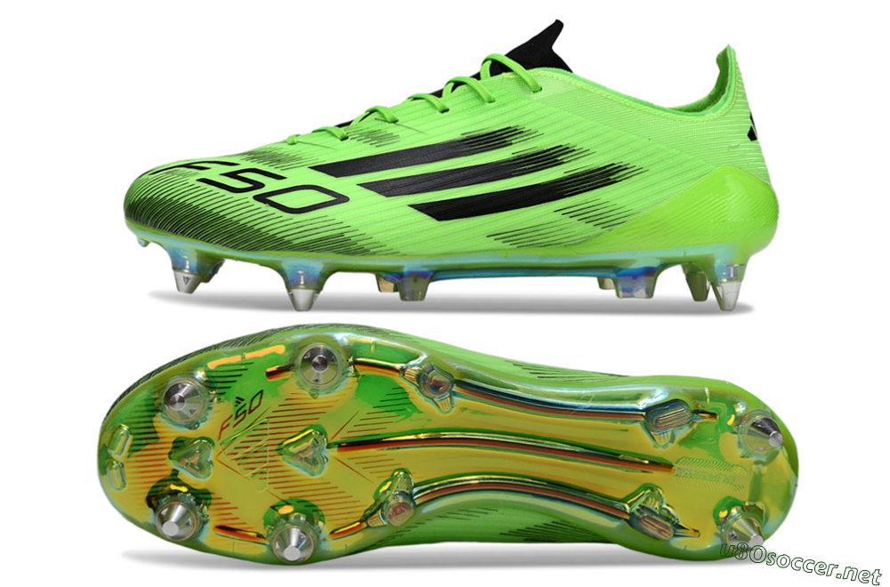 Men's Adidas F50 Elite SG Football Boots - Green/Neon Green/Black 1