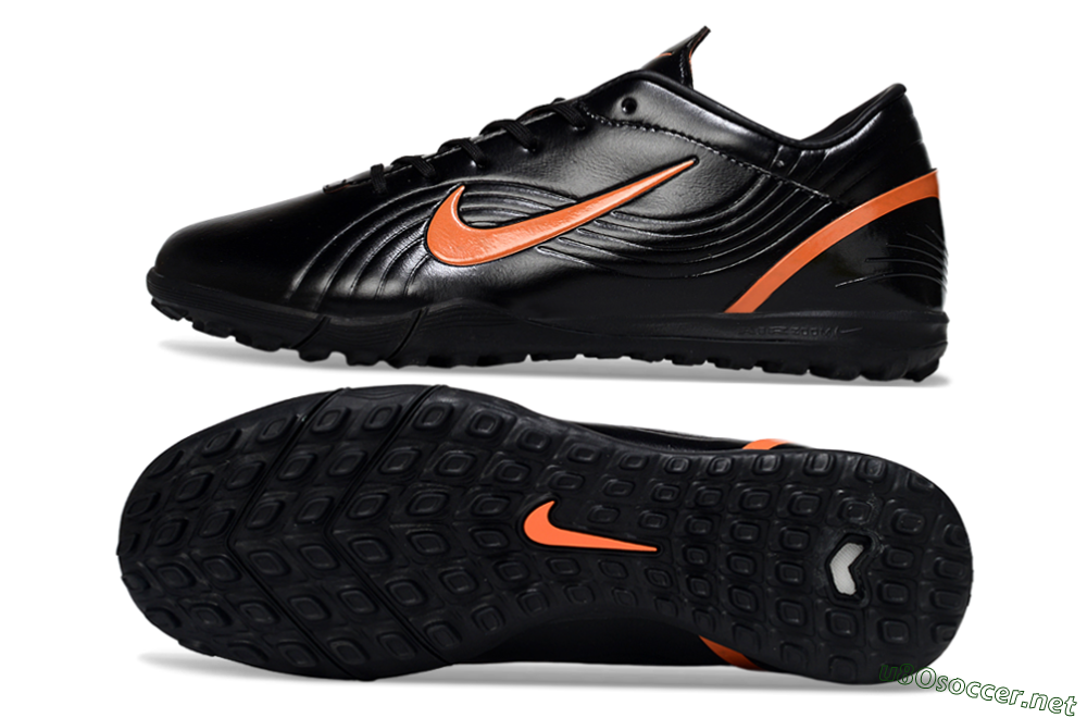 Unisex Nike Mercurial Vapor 1 RGN SE TF Football Shoes - Black/Vibrant Orange/Black 1