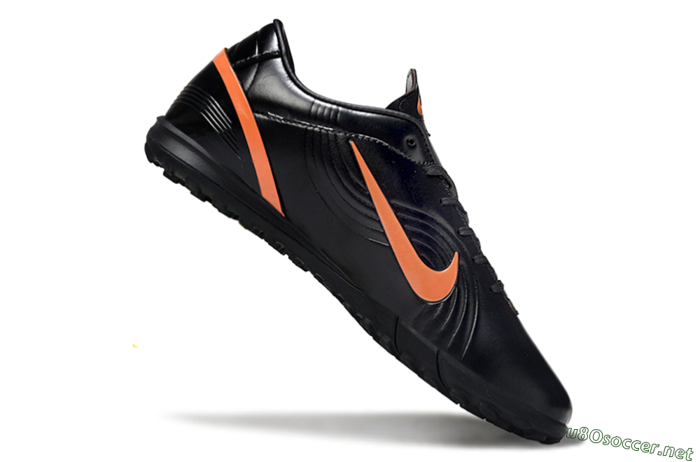 Unisex Nike Mercurial Vapor 1 RGN SE TF Football Shoes - Black/Vibrant Orange/Black 4