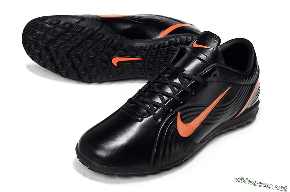 Unisex Nike Mercurial Vapor 1 RGN SE TF Football Shoes - Black/Vibrant Orange/Black 3