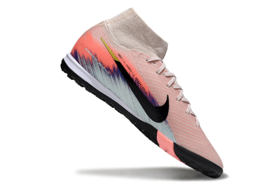 Unisex Nike Air Zoom Mercurial Superfly 10 Elite TF Football Shoes - Pink/Coral Dawn/Black Shadow