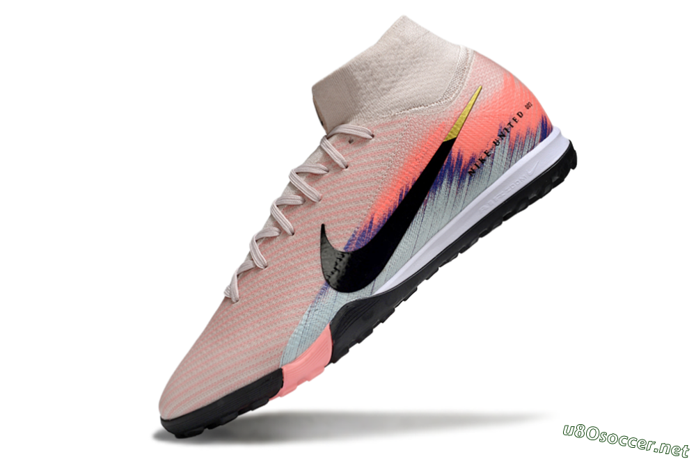 Unisex Nike Air Zoom Mercurial Superfly 10 Elite TF Football Shoes - Pink/Coral Dawn/Black Shadow 5