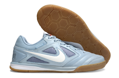 Men's Supreme x Nike SB Gato IC Football Shoes - Blue/Sky Blue/Sand