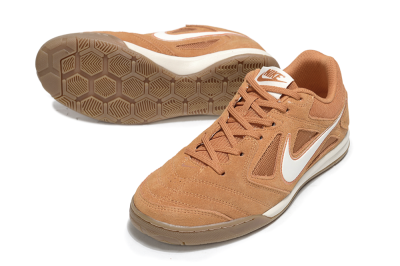 Men's Supreme x Nike SB Gato IC Football Shoes - Tan/Earthy Brown/Soft White