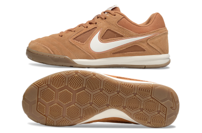 Men's Supreme x Nike SB Gato IC Football Shoes - Tan/Earthy Brown/Soft White