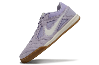 Men's Supreme x Nike SB Gato IC Football Shoes - Purple/Lavender Mist/Soft Taupe