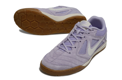 Men's Supreme x Nike SB Gato IC Football Shoes - Purple/Lavender Mist/Soft Taupe