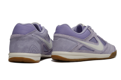 Men's Supreme x Nike SB Gato IC Football Shoes - Purple/Lavender Mist/Soft Taupe