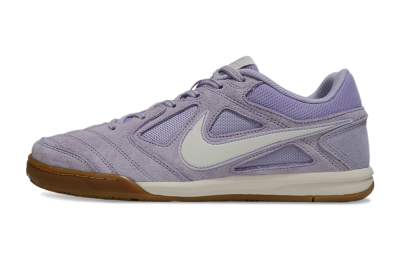Men's Supreme x Nike SB Gato IC Football Shoes - Purple/Lavender Mist/Soft Taupe