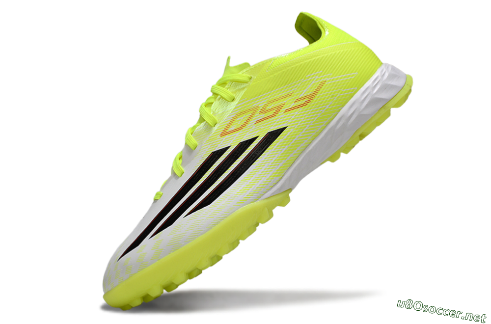 Men's Adidas F50 Pro TF Football Shoes - Yellow/Vibrant Neon/White 5