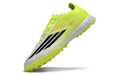 Men's Adidas F50 Pro TF Football Shoes - Yellow/Vibrant Neon/White