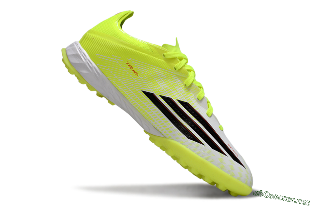 Men's Adidas F50 Pro TF Football Shoes - Yellow/Vibrant Neon/White 4