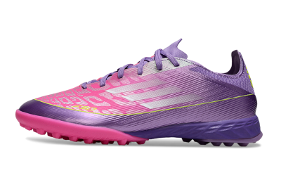 Men's Adidas F50 Pro TF Football Shoes - Purple/Vibrant Pink/Lavender Bliss