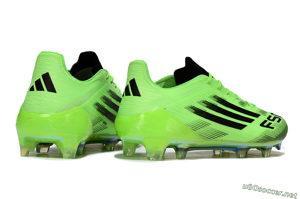 Unisex Adidas F50 Elite FG Football Boots - Green/Electric Lime/Neon Green 6