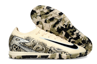 Unisex Nike Air Zoom Mercurial Vapor 16 Elite TF Football Shoes - Beige/Sand Dune/Black Wave