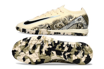 Unisex Nike Air Zoom Mercurial Vapor 16 Elite TF Football Shoes - Beige/Sand Dune/Black Wave