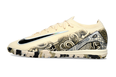 Unisex Nike Air Zoom Mercurial Vapor 16 Elite TF Football Shoes - Beige/Sand Dune/Black Wave