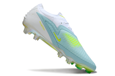 Unisex Nike Phantom 6 Low Elite FG Football Boots - Blue/Light Blue/Electric Yellow