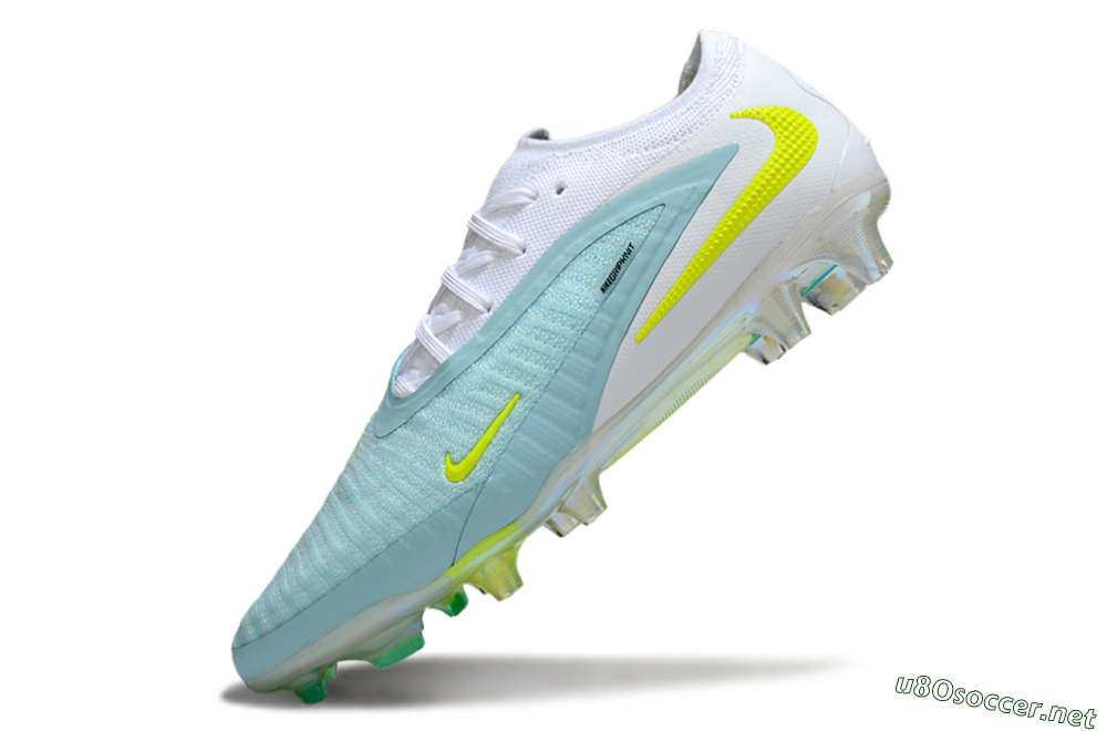 Unisex Nike Phantom 6 Low Elite FG Football Boots - Blue/Light Blue/Electric Yellow 5