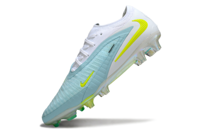 Unisex Nike Phantom 6 Low Elite FG Football Boots - Blue/Light Blue/Electric Yellow
