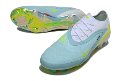 Unisex Nike Phantom 6 Low Elite FG Football Boots - Blue/Light Blue/Electric Yellow
