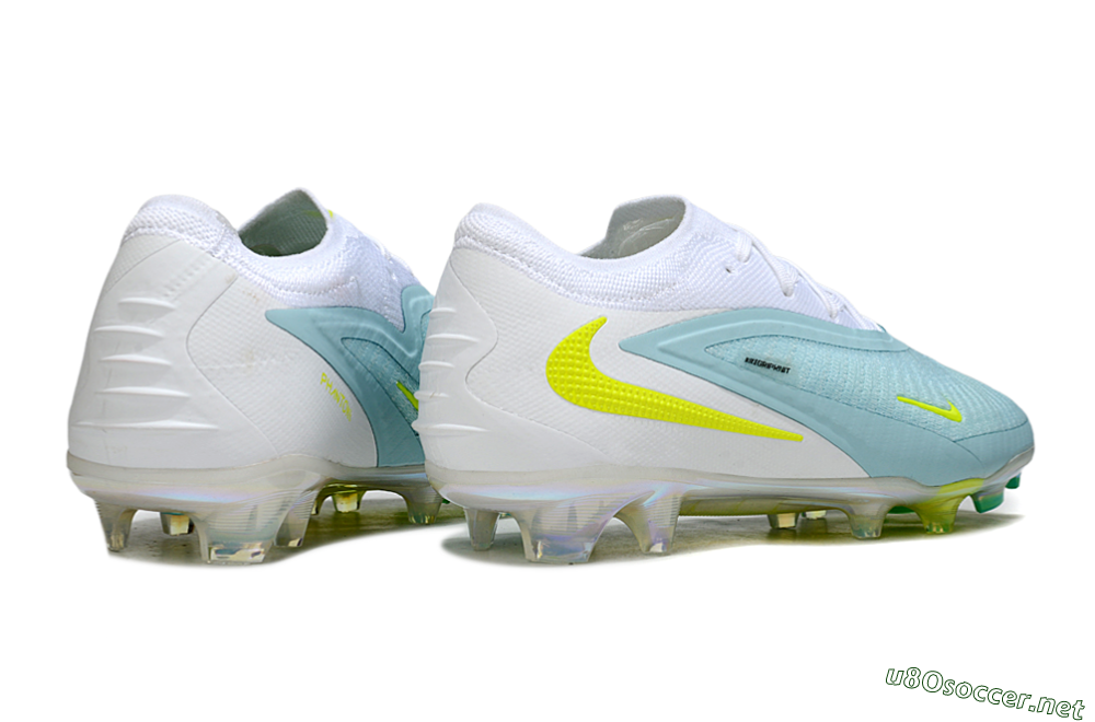 Unisex Nike Phantom 6 Low Elite FG Football Boots - Blue/Light Blue/Electric Yellow 6