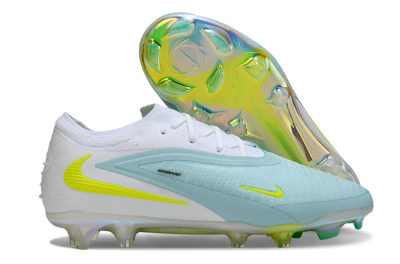 Unisex Nike Phantom 6 Low Elite FG Football Boots - Blue/Light Blue/Electric Yellow