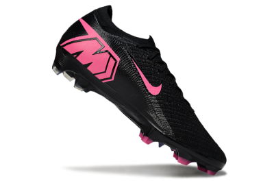 Unisex Nike Air Zoom Mercurial Vapor 16 Elite FG Football Boots - Black/Vibrant Pink/Deep Blue
