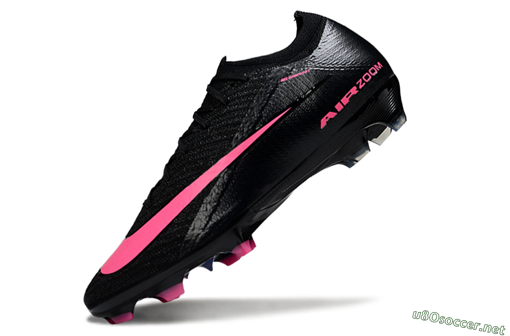 Unisex Nike Air Zoom Mercurial Vapor 16 Elite FG Football Boots - Black/Vibrant Pink/Deep Blue 5