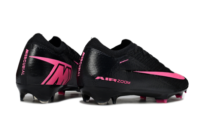 Unisex Nike Air Zoom Mercurial Vapor 16 Elite FG Football Boots - Black/Vibrant Pink/Deep Blue