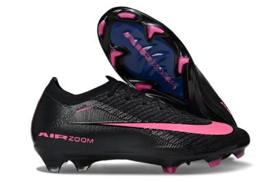 Unisex Nike Air Zoom Mercurial Vapor 16 Elite FG Football Boots - Black/Vibrant Pink/Deep Blue