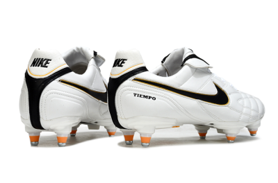 Men's Nike Tiempo Legend 10 Elite SG Football Boots - White/Black/Orange