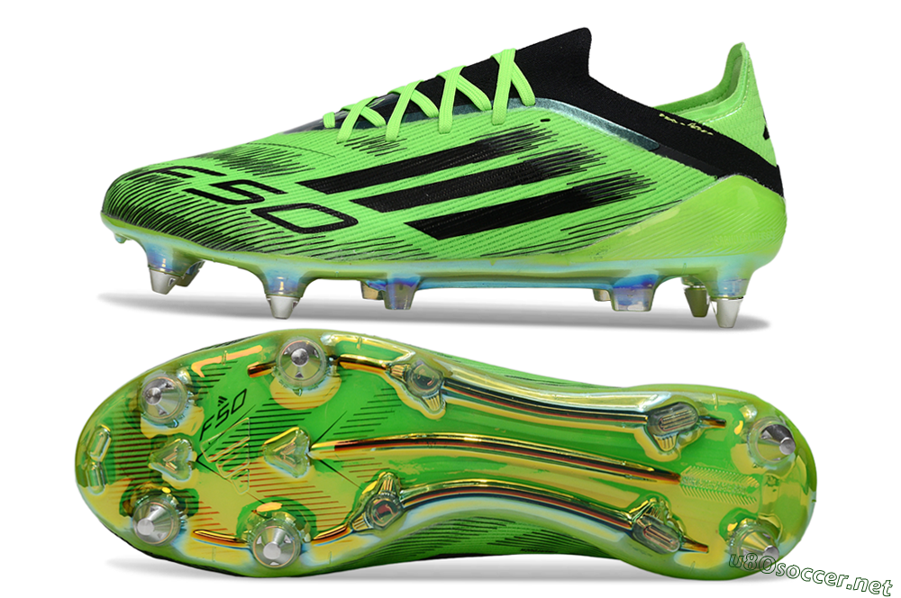 Men's Adidas F50 Elite SG Football Boots - Green/Vibrant Green/Electric Green 1