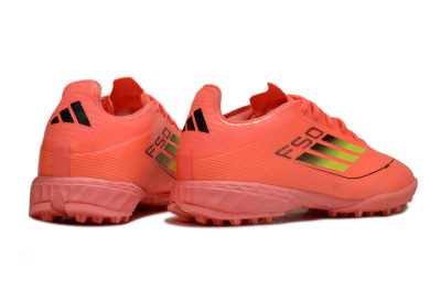 Men's Adidas F50 Pro TF Football Shoes - Pink/Neon Yellow/Black