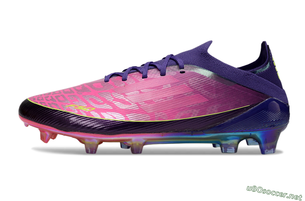 Unisex Adidas F50 Elite FG Football Boots - Pink/Vibrant Pink/Deep Purple 0