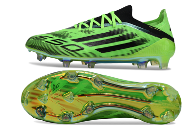 Unisex Adidas F50 Elite FG Football Boots - Green/Neon Green/Black