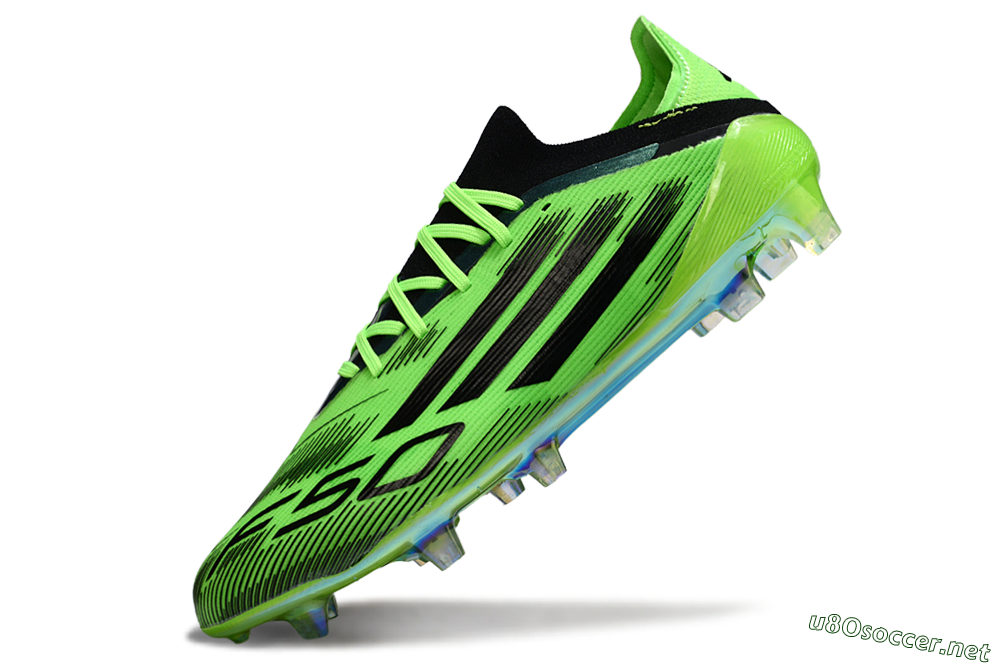 Unisex Adidas F50 Elite FG Football Boots - Green/Neon Green/Black 5
