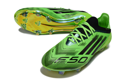 Unisex Adidas F50 Elite FG Football Boots - Green/Neon Green/Black
