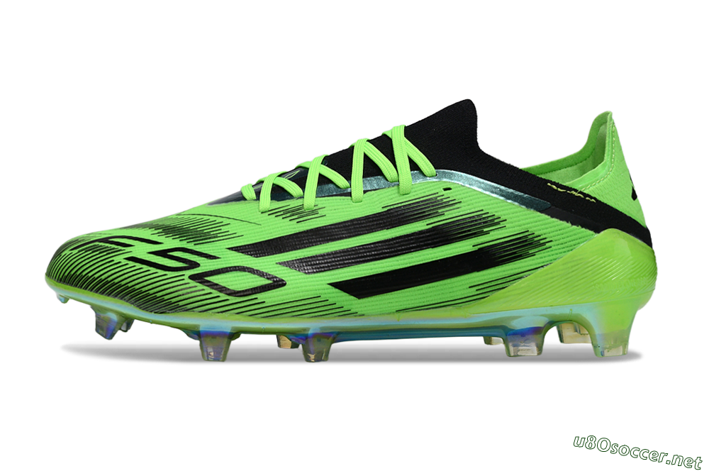 Unisex Adidas F50 Elite FG Football Boots - Green/Neon Green/Black 0