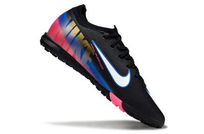 Unisex Nike Air Zoom Mercurial Vapor 16 Elite TF Football Shoes - Black/Electric Blue/Pink Fusion